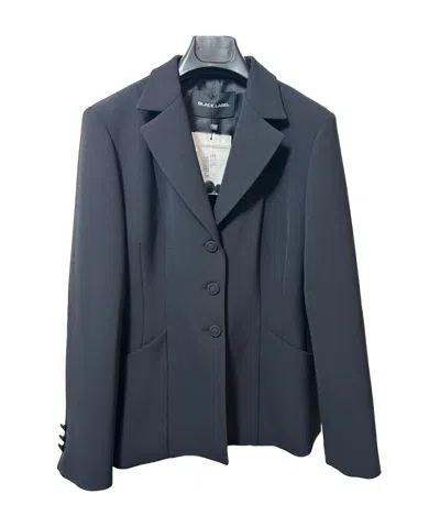 Rundholz Black Label Long-sleeved Suit Coat In Black