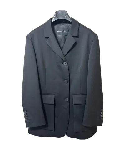 Rundholz Black Label Long-sleeved Suit Coat In Black