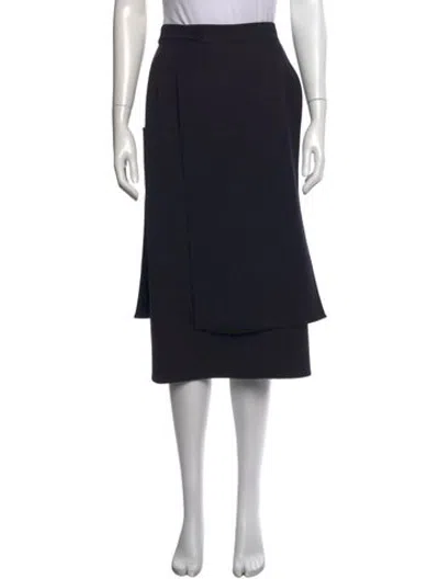 Pre-owned Rundholz Black Label Midi Length Skirt In Black