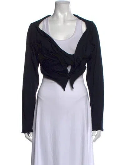 Pre-owned Rundholz Black Label Open Front Sweater In Black