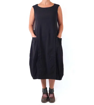 Rundholz Black Label Sleeveless Dress With Tulip Hem In Jungle Stripe In Black