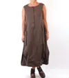 Rundholz Black Label Sleeveless Zip Front Dress In Jungle
