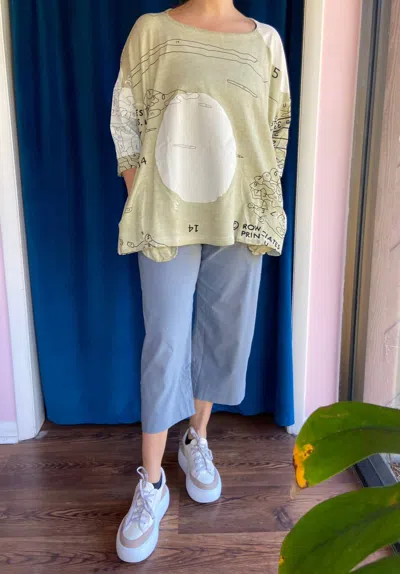 Rundholz Black Label Stretchy Cropped Pants In Water In Blue