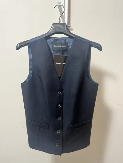 Rundholz Black Label V-neck Vest In Black