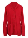 Rundholz Buttoned Jacket In Red