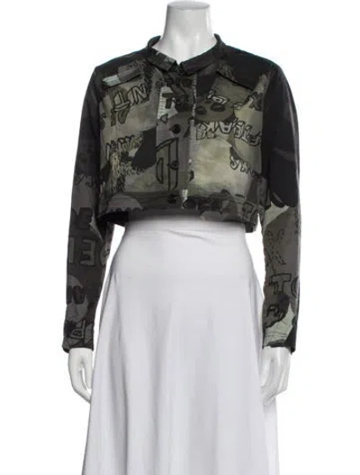 Pre-owned Rundholz Camouflage Print Jacket In Multicolor