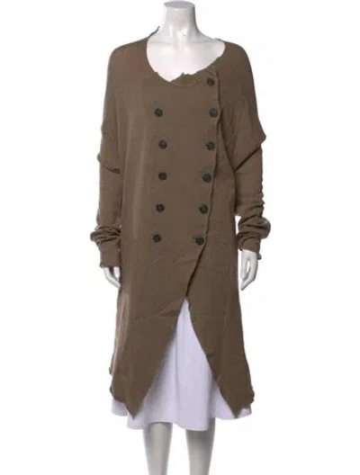 Pre-owned Rundholz Cashmere V-neck Sweater In Brown
