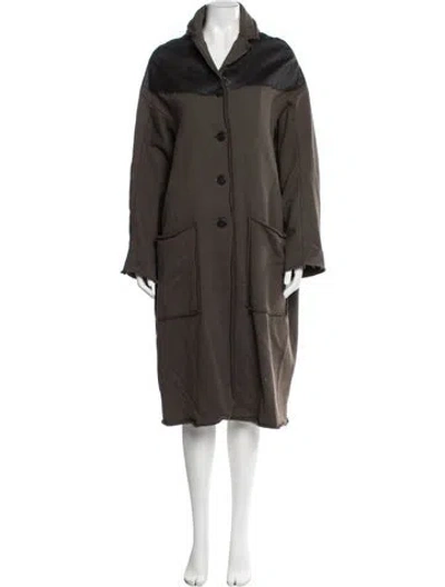 Pre-owned Rundholz Coat In Brown