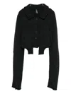 Rundholz Cropped Jacket In Gray