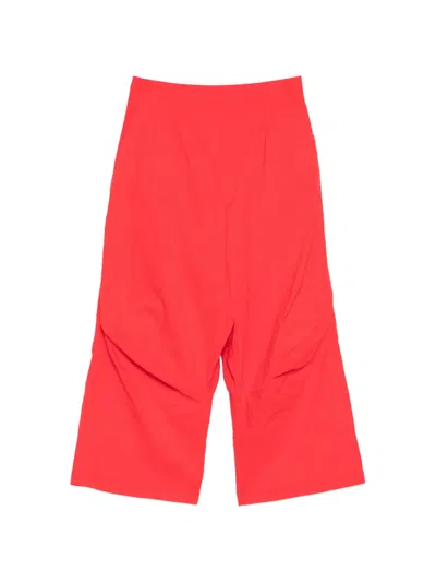 Rundholz Darted Pleated Trousers In Pink