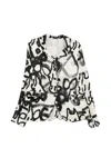 Rundholz Graffiti-print Blazer In Multi