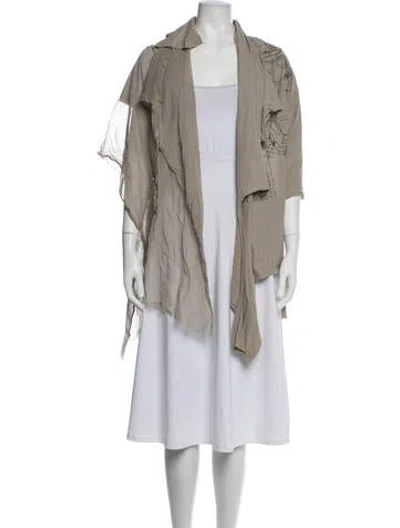 Pre-owned Rundholz Graphic Print Scarf In Neutrals
