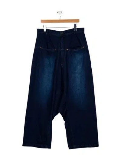 Pre-owned Rundholz High-rise Wide Leg Jeans In Blue