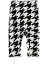 Rundholz Jacquard Knitted Trousers In White