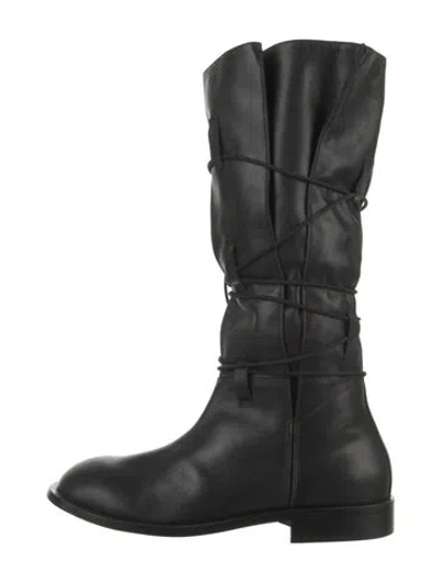 Pre-owned Rundholz Leather Boots In Black