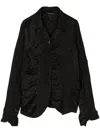 Rundholz Linen-blend Jacket In Black
