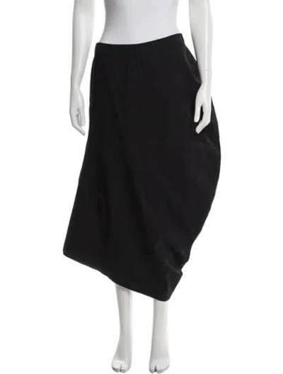 Pre-owned Rundholz Linen Midi Length Skirt In Blue