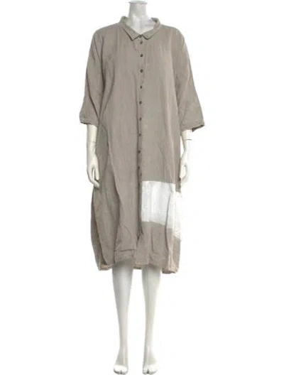 Pre-owned Rundholz Long Dress In Grey