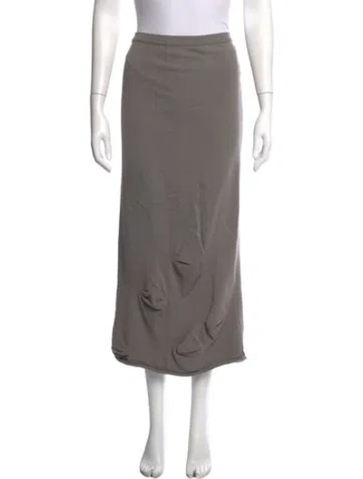 Pre-owned Rundholz Long Skirt In Grey