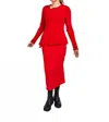 Rundholz Mainline Pullover Top In Cardinal In Red