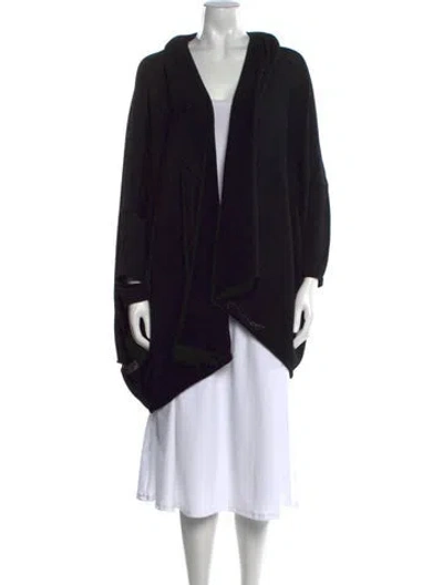 Pre-owned Rundholz Merino Wool V-neck Sweater In Black