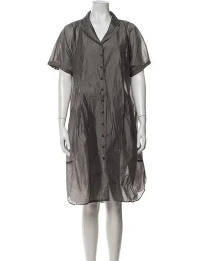 Pre-owned Rundholz Midi Length Dress In Grey