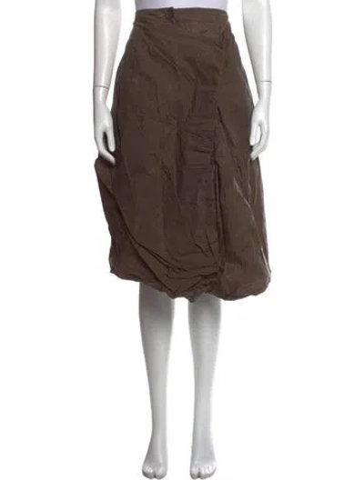 Pre-owned Rundholz Midi Length Skirt In Brown