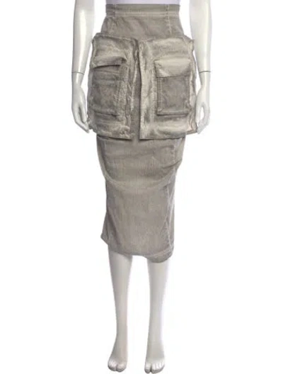 Pre-owned Rundholz Midi Length Skirt In Grey