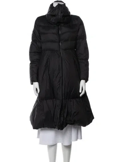 Pre-owned Rundholz Nylon Down Coat In Black