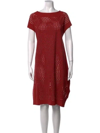 Pre-owned Rundholz Nylon Knee-length Dress In Red