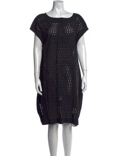 Pre-owned Rundholz Nylon Midi Length Dress In Black