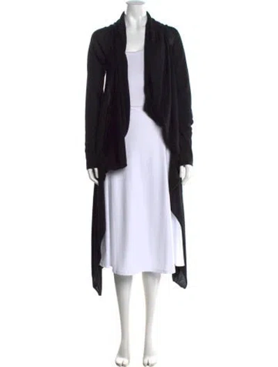 Pre-owned Rundholz Open Front Sweater In Black