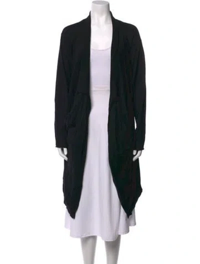 Pre-owned Rundholz Open Front Sweater In Black