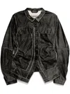 Rundholz Panelled Jacket In Schwarz