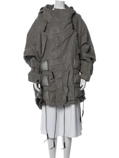 Pre-owned Rundholz Parka In Grey