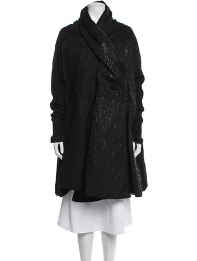 Pre-owned Rundholz Patterned Coat In Black