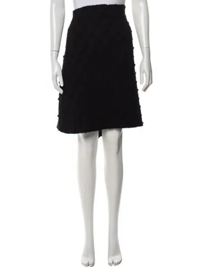 Pre-owned Rundholz Patterned Midi Length Skirt In Black
