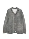 Rundholz Pinstripe-pattern Notched-lapels Jacket In Multi