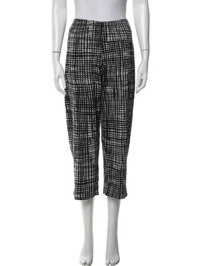Pre-owned Rundholz Plaid Print Pajamas In Black