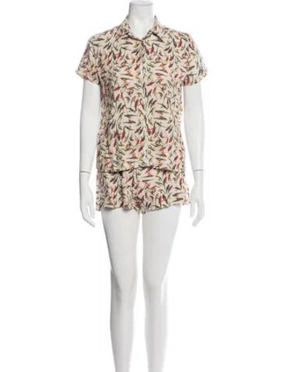 Pre-owned Rundholz Printed Mini Dress In Multicolor