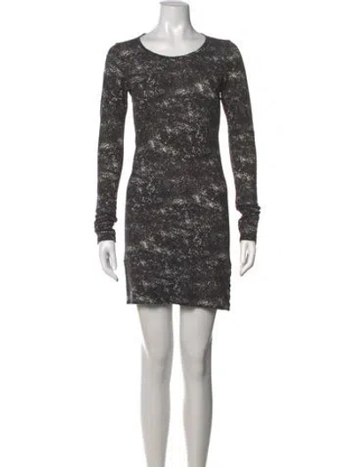 Pre-owned Rundholz Printed Mini Dress In Multicolor