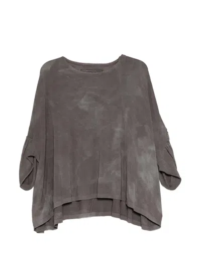Rundholz Puff-sleeve T-shirt In Gray