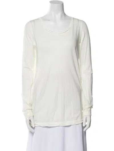 Pre-owned Rundholz Scoop Neck Long Sleeve Sweatshirt In Neutral