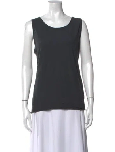 Pre-owned Rundholz Scoop Neck Sleeveless Top In Grey