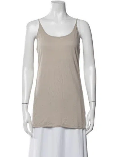 Pre-owned Rundholz Scoop Neck Sleeveless Top In Neutrals