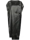 Rundholz Short-sleeved Asymmetric Dress In Grau