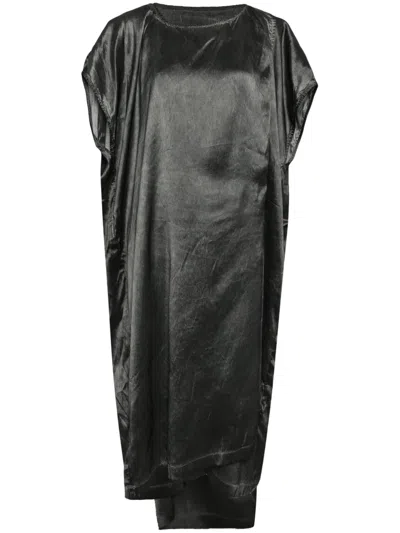 Rundholz Short-sleeved Asymmetric Dress In Grau