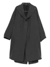 Rundholz Single-breasted Coat In Gray