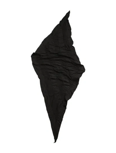 Pre-owned Rundholz Striped Scarf W/ Tags In Black