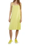 Rundholz Tank Dress In Sun In Yellow